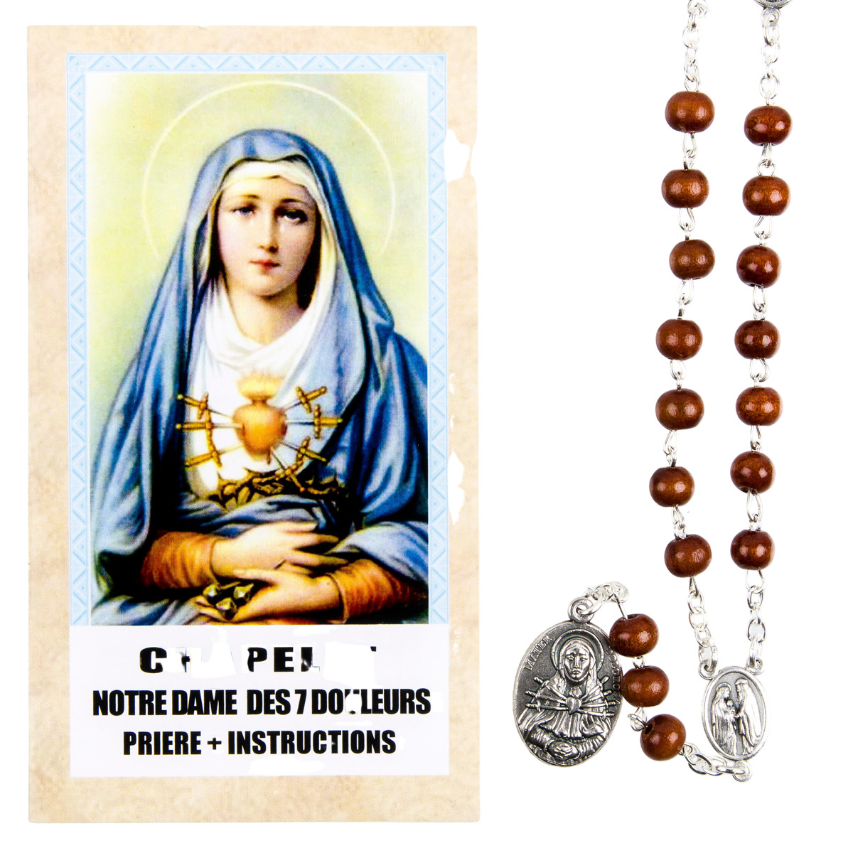 Chapelet des 7 douleurs de la Vierge Marie : Chapelet + prière + instructions 